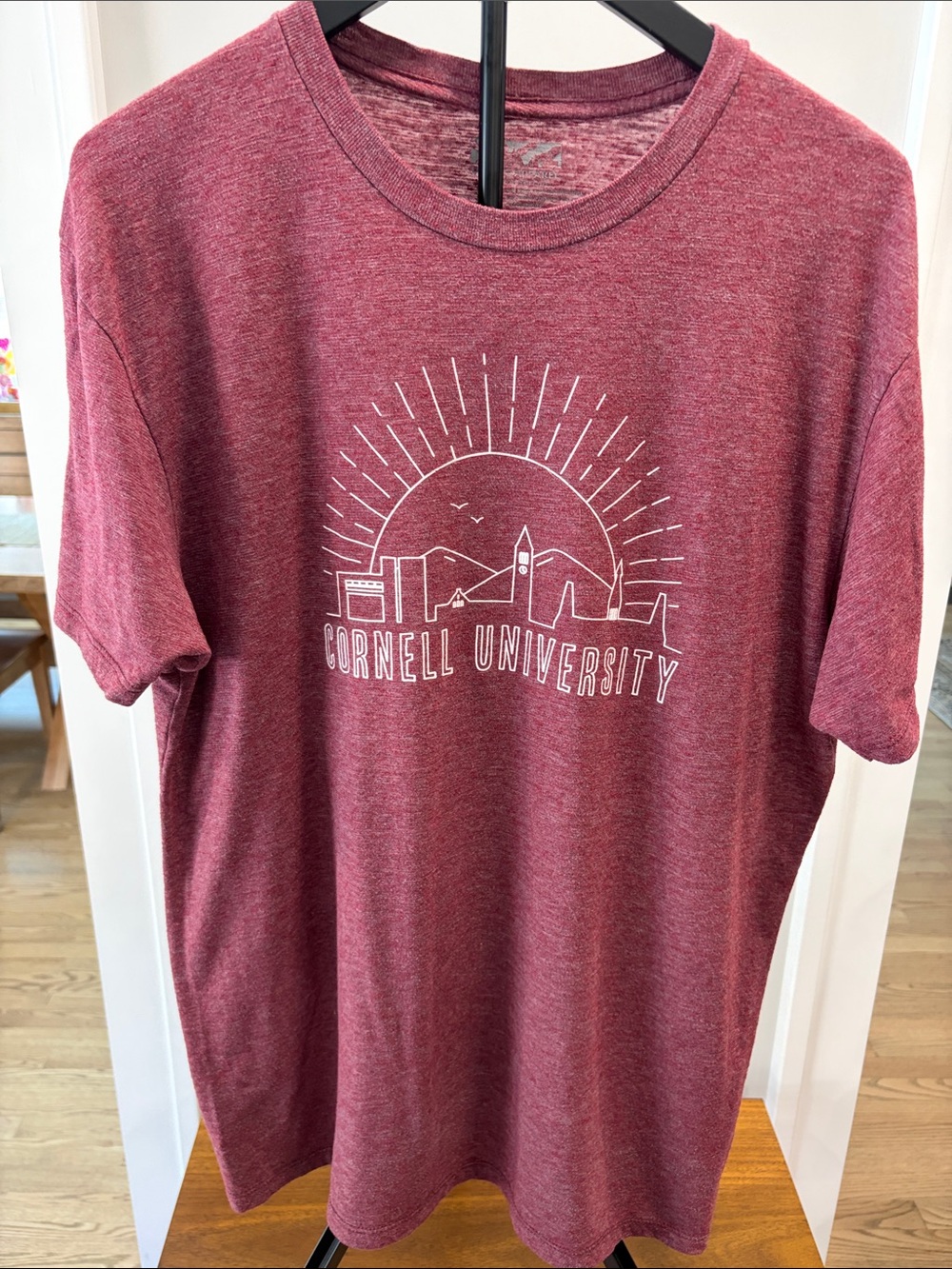 Maroon Graphic Short-Sleeve Tee
